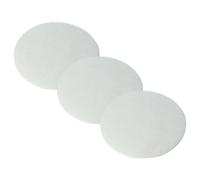 vhbw Set 3x Replacement Filter Sleeves compatible with Dyson DC19, DC20, DC21, DC04, DC05, DC08, DC29 Vacuum Cleaner - Filter Protection, White