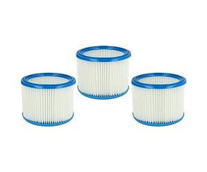 vhbw Set 3x Replacement Filters compatible with Mirka 1025 L PC, 915 L PC Vacuum Cleaner - Cartridge Filter