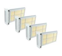 vhbw Set 4x Filter Replacement for Festool HF-CT COMP, 204200 Filter for Vacuum Cleaner - Main Filter