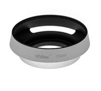 vhbw Slit Lens Hood compatible with Lenses with 35 mm Internal Thread - Lens Shade, Black, aluminium, Round with Filter Thread (51 mm), with Recesses