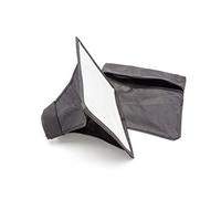 vhbw Soft Box Flash Diffuser compatible with Nikon Speedlight SB-N7, SB-R200, SB-910 Flash, Camera - plastic Black, 16 x 20.5 cm