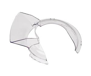 vhbw Splash Guard Compatible with KitchenAid Classic, Artisan, K4 Kitchen Machine - Cover with Feed Tube, Plastic Transparent