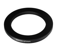 vhbw Step-Down Ring Adapter from 49 mm to 37 mm for Camera Lens - Filter Adapter, metal Black