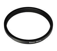 vhbw Step-Down Ring Adapter from 52 mm to 49 mm for Camera Lens - Filter Adapter, metal, Black