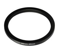 vhbw Step-Down Ring Adapter from 55 mm to 49 mm compatible with Pentax HD DA 20-40 mm F2.8-4 ED Limited DC WR Camera Lens - Filter Adapter, metal