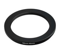 vhbw Step-Down Ring Adapter from 58 mm to 46 mm for Camera Lens - Filter Adapter, metal Black