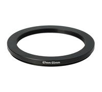 vhbw Step-Down Ring Adapter from 67 mm to 55 mm for Camera Lens - Filter Adapter, metal Black
