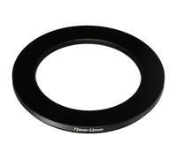 vhbw Step-Down Ring Adapter from 72 mm to 52 mm for Camera Lens - Filter Adapter, metal, Black