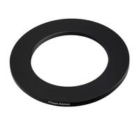 vhbw Step-Down Ring Adapter from 77 mm to 52 mm for Camera Lens - Filter Adapter, metal Black