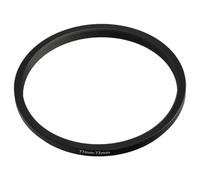 vhbw Step-Down Ring Adapter from 77 mm to 72 mm for Camera Lens - Filter Adapter, metal Black