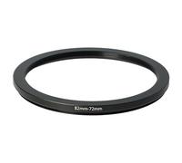 vhbw Step-Down Ring Adapter from 82 mm to 72 mm for Camera Lens - Filter Adapter, metal, Black