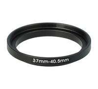 vhbw Step-Up Ring Adapter of 37 mm to 40.5 mm for Camera Lens - Filter Adapter, metal, Black