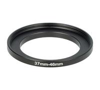 vhbw Step-Up Ring Adapter of 37 mm to 46 mm for Camera Lens - Filter Adapter, metal, Black