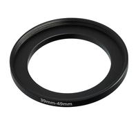 vhbw Step-Up Ring Adapter of 39 mm to 49 mm for Camera Lens - Filter Adapter, metal, Black