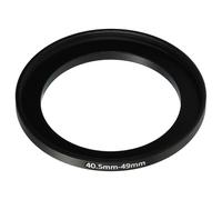 vhbw Step-Up Ring Adapter of 40.5 mm to 49 mm for Camera Lens - Filter Adapter, metal, Black