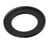 vhbw Step-Up Ring Adapter of 43 mm to 62 mm for Camera Lens - Filter Adapter, metal, Black