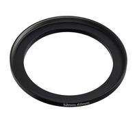 vhbw Step-Up Ring Adapter of 52 mm to 62 mm for Camera Lens - Filter Adapter, metal, Black