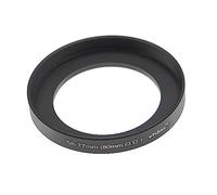 vhbw Step-Up Ring Adapter of 58 mm to 77 mm compatible with matte box 80 mm O.D. - Filter Adapter, Aluminium, Matt Black