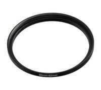 vhbw Step-Up Ring Adapter of 60 mm to 62 mm for Camera Lens - Filter Adapter, metal, Black