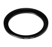 vhbw Step-Up Ring Adapter of 62 mm to 72 mm for Camera Lens - Filter Adapter, metal Black