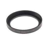 vhbw Step-Up Ring Adapter of 67 mm to 77 mm compatible with matte box 80 mm O.D. - Filter Adapter, Aluminium, Matt Black
