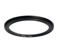 vhbw Step-Up Ring Adapter of 67 mm to 77 mm for Camera Lens - Filter Adapter, metal Black