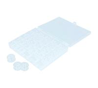 vhbw Storage Box Compatible with Juki HZL-355ZW, HZL-25Z, DX5, HZL-DX7, HZL-DX3 Sewing Machine Bobbins - incl. Lower Thread Spool, Plastic