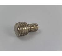 vhbw Tripod Screw Adapter M6 Outer Thread to 3/8" tripod thread - Converter, Connector, Silver