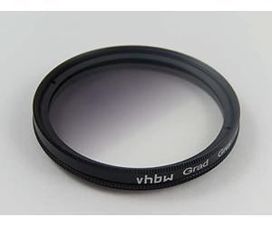 vhbw Universal Graduated Colour Filter for Camera Lenses with 40.5mm Filter Thread - Grey Lens Filter