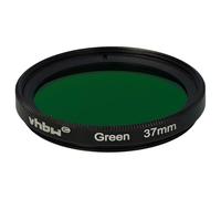 vhbw Universal Green Colour Filter for Digital Camera Lenses with 37mm Filter Thread - Green Lens Filter, Full Colour
