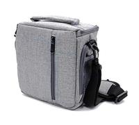 vhbw Universal Grey Canvas Camera Bag for SLR Sony Alpha 68, SLT-A37, SLT-A58