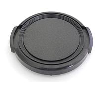 vhbw Universal Lens Cap 40.5 mm for Camera, DSLR - Plastic, Black, with Side Handle