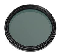 vhbw Universal ND Filter ND 2-1000 for Camera Lenses with 46 mm Filter Thread - Grey Filter, Variable ND Fader, 16-Fold Coating