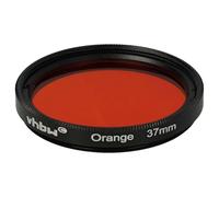 vhbw Universal Orange Colour Filter for Digital Camera Lenses with 37mm Filter Thread - Orange Lens Filter, Full Colour