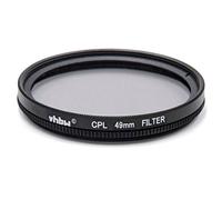 vhbw Universal Polarising CPL Filter 49 mm for Camera Sony E 30 mm 3.5 Macro (30 M35/E 35 mm 1.8 OSS, E 50 mm F1.8 (SEL-50 °F18).
