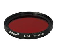 vhbw Universal Red Colour Filter for Digital Camera Lenses with 40.5mm Filter Thread - Red Lens Filter, Full Colour