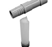 vhbw universal Vacuum Cleaner Attachment Brush for all Standard Vacuum Cleaner - Extra Small, Flexible Tubes, Safe Dusting of Small Parts