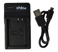 vhbw USB Battery Charger compatible with Canon EOS 2000D, Canon EOS 4000D camera, camcorder, action cam battery - Charging tray