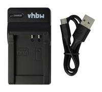 vhbw USB Battery Charger compatible with Nikon CoolPix S31, S9400, S9500, S9700, A900 Digital Camera, Action Camera Batteries - Cradle