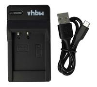 vhbw USB Battery Charger compatible with Sony Cybershot DSC-N1, DSC-N2, DSC-T100, DSC-T20, DSC-T25, DSC-W100, DSC-W110, DSC-W115, DSC-W120 camera