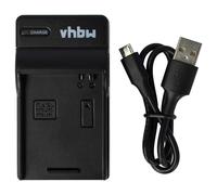 vhbw USB Battery Charger compatible with Sony DCR-IP7BT, DCR-IP7E, DCR-IP45, DCR-IP45E Digital Camera, Action Camera Batteries - Cradle