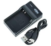 vhbw USB-C Charger compatible with Canon Digital Ixus 55, 60, 65, 70, 75, 80 IS, 800 IS, 82, 850 IS, 860 IS, 870 IS, 900 TI, 90 IS Camera Battery + USB-C Cable, Charge Indicator