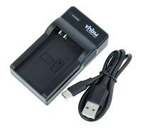 vhbw USB-C Charger compatible with Retevis RT19, RT15, RT22S, RT22, BL19 Camera Battery + USB-C Cable, Charge Indicator