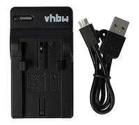 vhbw USB-C Charger compatible with Ricoh DB-50 Camera Battery + USB-C Cable, Charging Indicator
