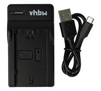 vhbw USB-C Charger compatible with Sony Alpha 7R IVA, A6600, 9 II, A6700, 9, A7C R, 8S III Camera Battery - Cradle + USB-C Cable, Charging Indicator