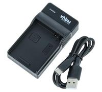 vhbw USB-C Charger compatible with Sony NP-FF70, NP-FF71, NP-FF50, NP-FF51 Camera Battery + USB-C Cable, Charging Indicator