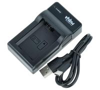 vhbw USB-C Charger compatible with Sony Smartshot ILCE-QX1 Camera Battery + USB-C Cable, Charging Indicator