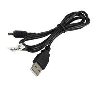 vhbw USB Cable Charger compatible with Canon Legria HF R38, HF R36, HF R806, HF R78, HF R706, HF R76 Video Camera, Camcorder Black