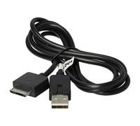 vhbw USB Cable compatible with Sony Playstation Portable Go PSP-N1003, PSP-N1004 Games Console - 2in1 Data Cable/Charger 1.2m Long