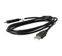 vhbw USB Cable Data Cable compatible with Sony Cybershot DSC-HX100, DSC-H70, DSC-HX100V, DSC-TX10, DSC-T110, DSC-T99 Camera, Camcorder, 150 cm
